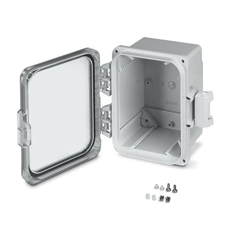 Phoenix Contact OCS Series Light Grey Polycarbonate Junction Box, IP69, 223 mm, 204mm 134 mm