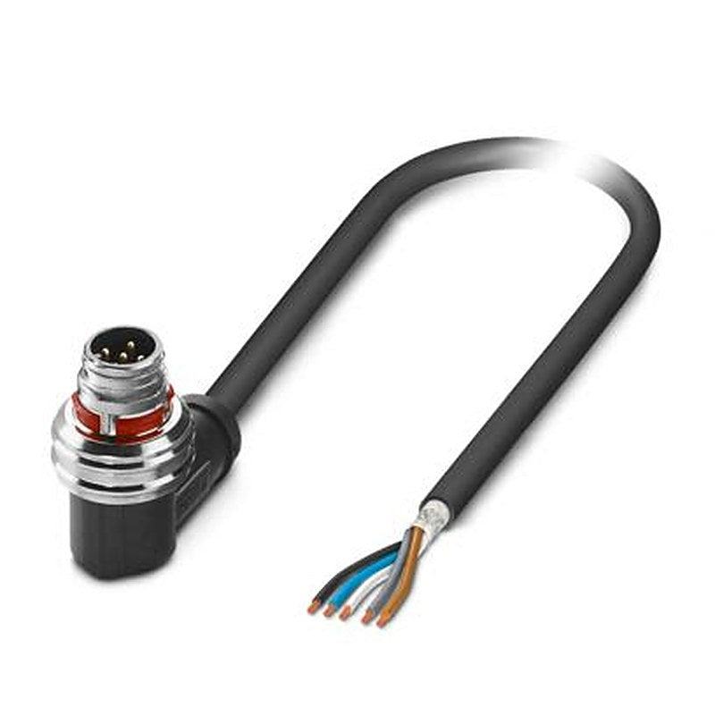 Phoenix Contact Male 5 way M12, Straight to 5 way M12, Straight Sensor Cable, 3 m