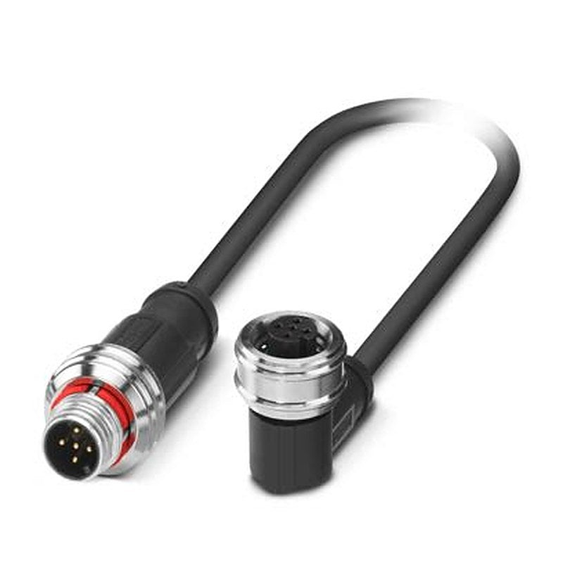 Phoenix Contact Male 5 way M12, Straight to Male 5 way M12, Straight Sensor Cable, 600 mm