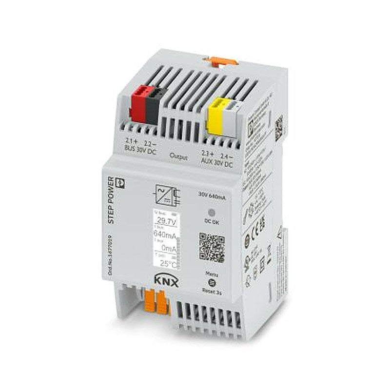 Phoenix Contact 1477 Power Supply DIN Rail Power Supply 275V ac/dc AC/DC Input 30V, 640 mA Output DC 19.2 W