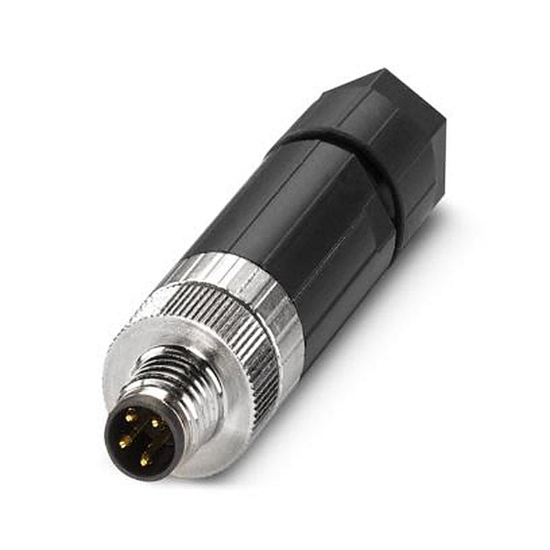 Phoenix Contact Industrial Circular Connector, 4 Contacts, Cable, M8 Connector, Plug, Male, IP65, IP67, SACC Series