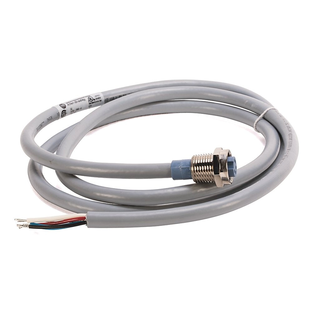 Thick Grey PVC Cable, Male Mini , 2 Meters (6.56 feet)