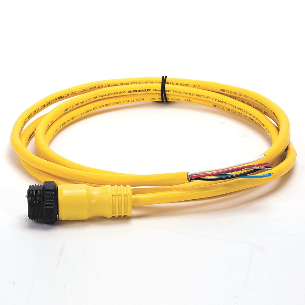 DeviceNet , Trunk End: Mini, Straight Male, Device End: Cable, Thin Media, Yellow CPE,