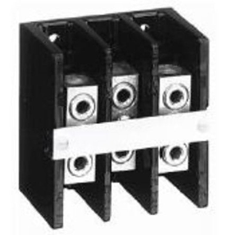 Allen Bradley Distribution Block, 3 Way, 600V, 175A, Black