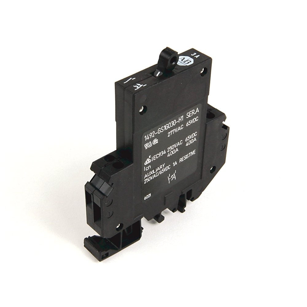 1492-GS High Density Supplemental Circuit Breaker (Toggle Type), 1-pole, 3.0 A
