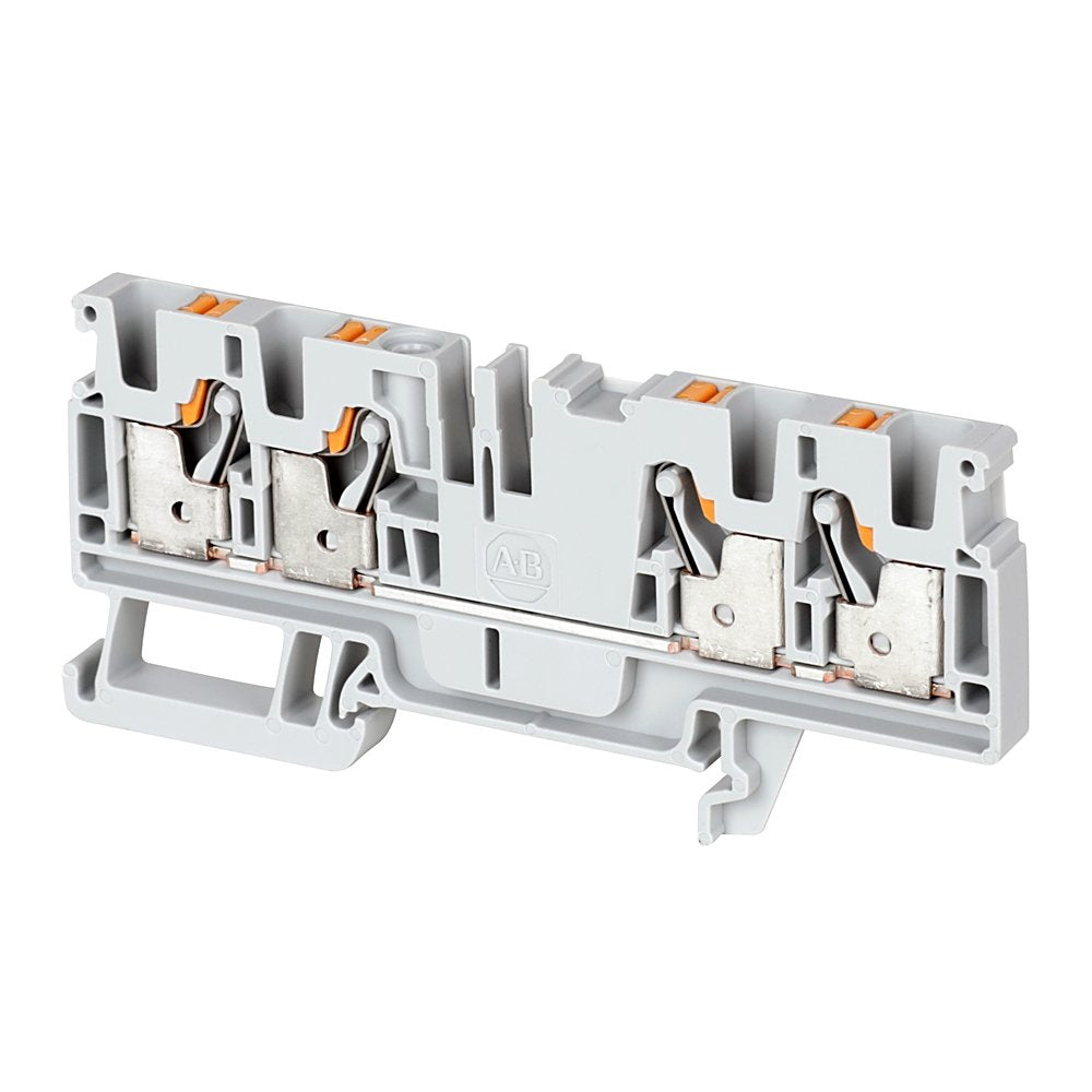 1492-P Push-in Terminal Blocks , 4 mm² (AWG 26 - AWG 10),30 A , Feed-Through , Single Level ,2 Points On One Side, 2 Points On Other Side
