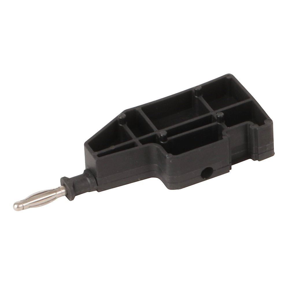 Terminal Block Accessory, Push-in connection, IEC, Flexible Test Plug Accessory, End Test Plug, For use with 6mm Terminal Blocks, Black, Package Qty 50
