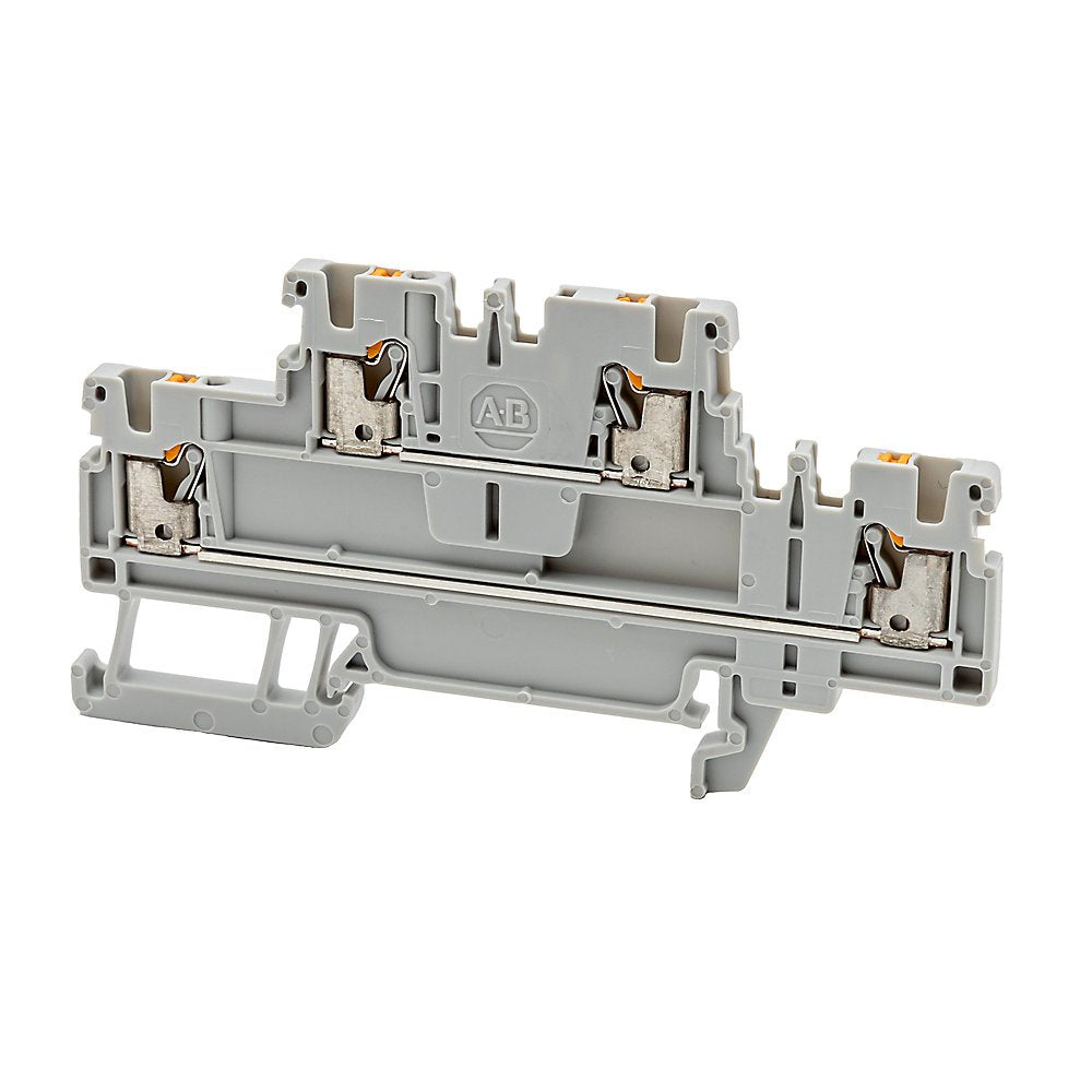 1492-P Push-in Terminal Blocks , 1.5 mm² ( AWG 26 - AWG 14),13 A , Feed-Through , Multi-Level ,1 Point On Each Side Per Circuit