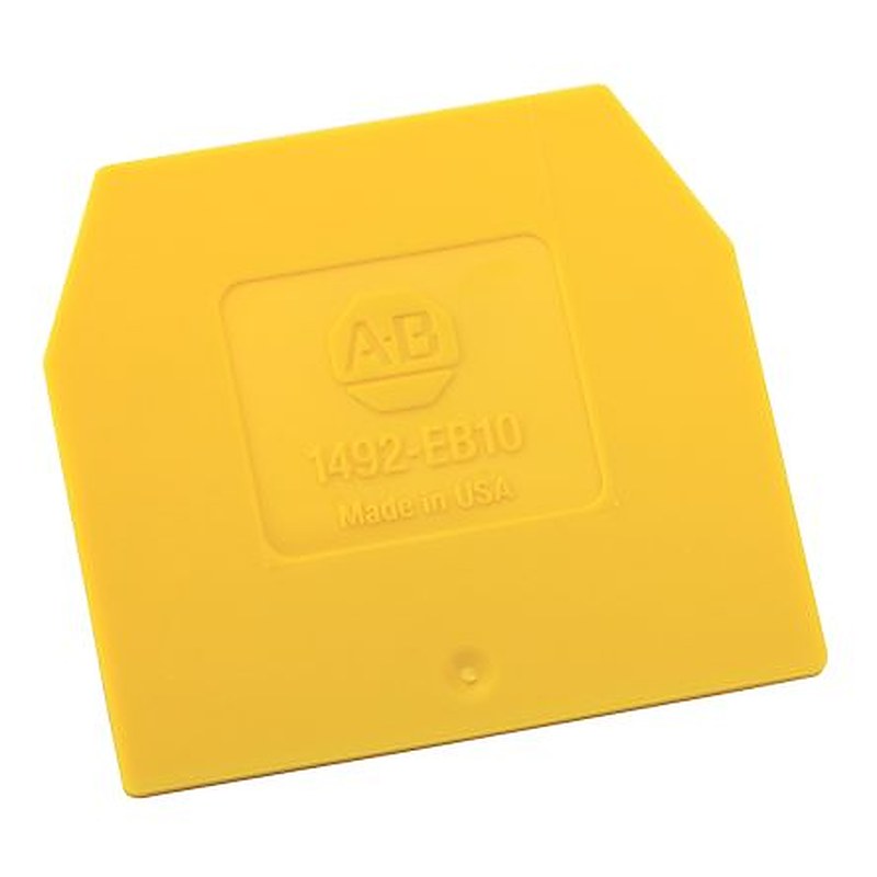 Allen Bradley, 1492 Polyamide End Barrier for use with 1492-W6, W10, W16S, WG10S, WG16S, WG6