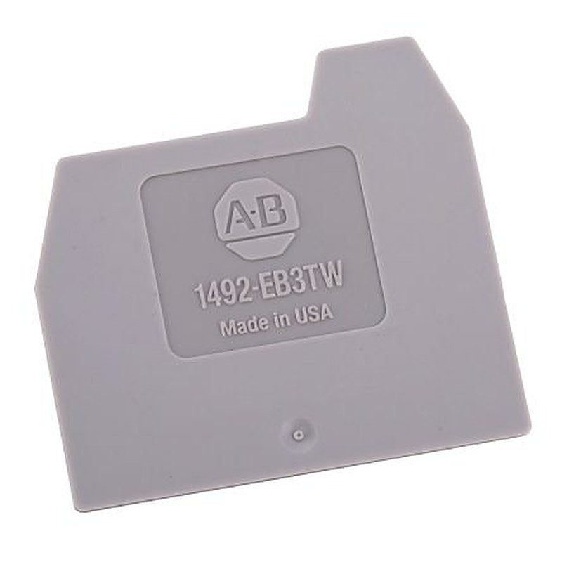 Allen Bradley, 1492 Polyamide End Barrier for use with 1492-W4TW