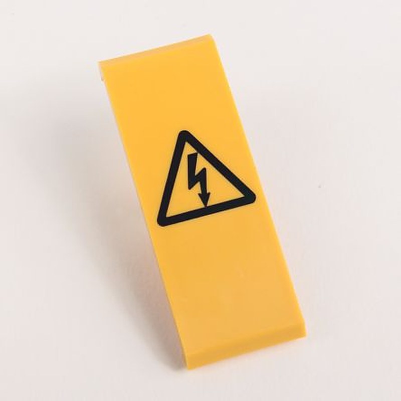 Allen Bradley, 1492-EWPJ18 Polyamide Electrical Warning Plate for use with 1492-J