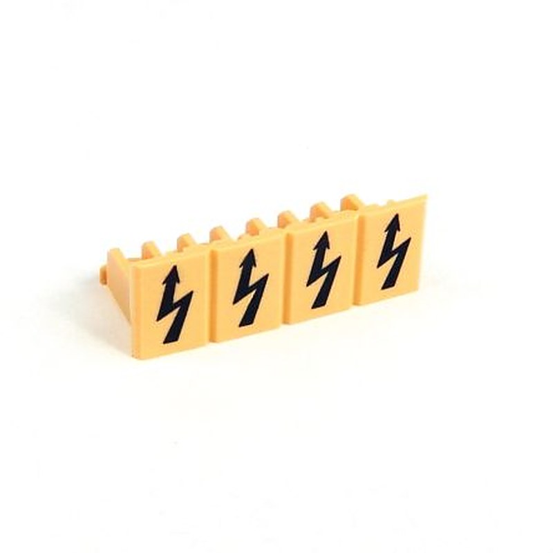 Allen Bradley, 1492-EWPL6 Polyamide Electrical Warning Plate for use with 1492-L