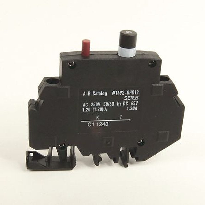 Allen Bradley 1492-GH Supplementary Protectors 1492-GH Thermal Circuit Breaker - 1-Pole, Panel, 1.5A Current Rating, 200