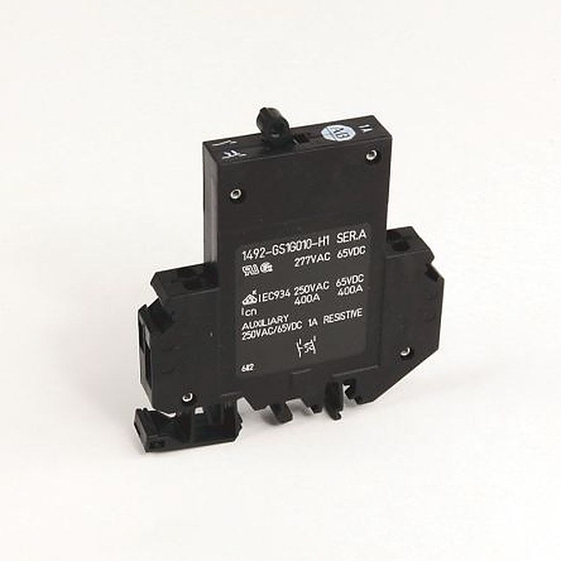Allen Bradley 1492-GS 1492-GS Miniature Circuit Breaker, 1-Pole, 1.5A, Type G, 240V ac AC, 62.5 V dc DC, 15 kA Breaking