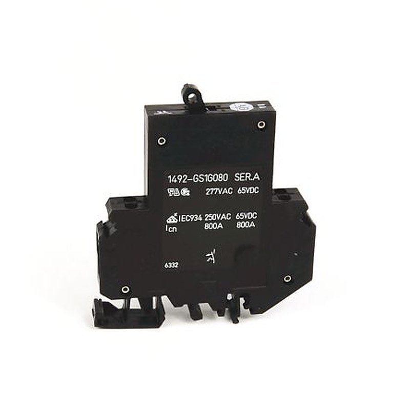 Allen Bradley 1492-GS 1492-GS Miniature Circuit Breaker, 1-Pole, 8A, Type G, 240V ac AC, 62.5 V dc DC, 15 kA Breaking