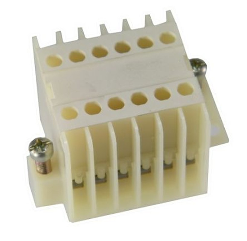 Allen Bradley 1492-H Series Screw Terminal, 6-Way, 30AWG Wire, 25A Screw
