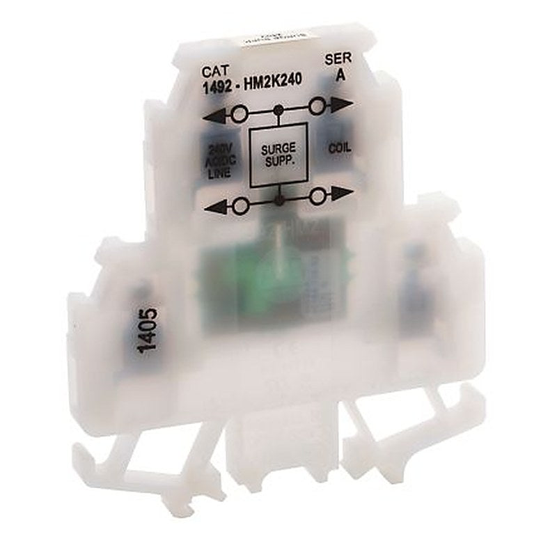 Allen Bradley 1492-HM2K024 1492-H Series DIN Rail Terminal Block Black, 0.05mm², 4 mm²