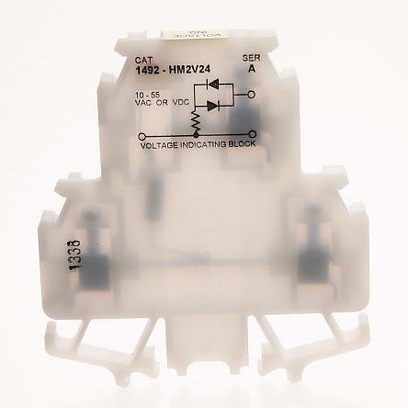 Allen Bradley 1492-HM2V24 1492-H Series DIN Rail Terminal Block Black, 0.05mm², 4 mm²