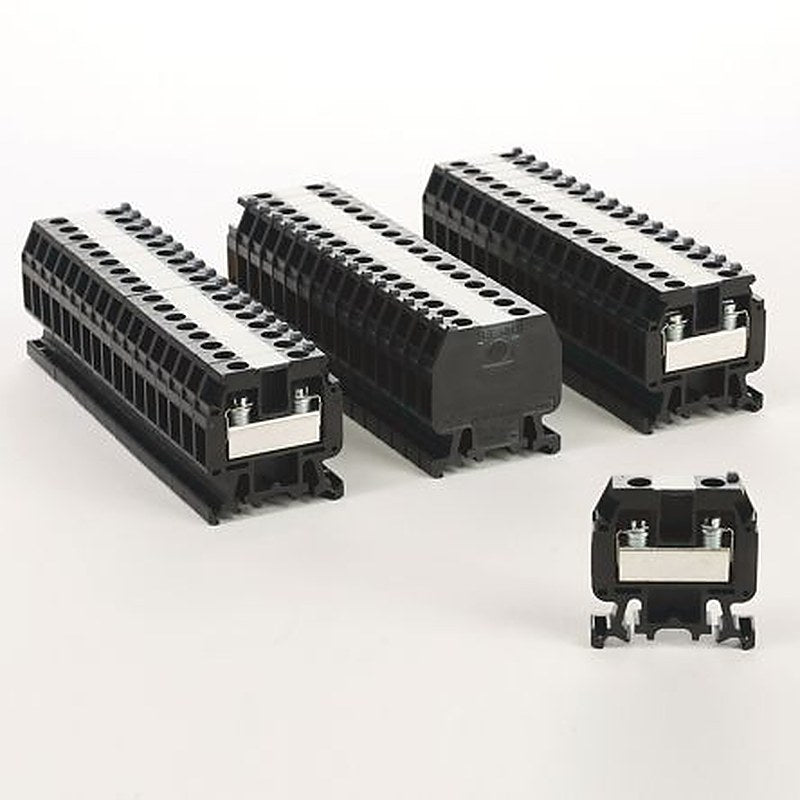 Allen Bradley 1492-HM3BL 1492-H Series DIN Rail Terminal Block Black, 0.34mm², 10 mm²