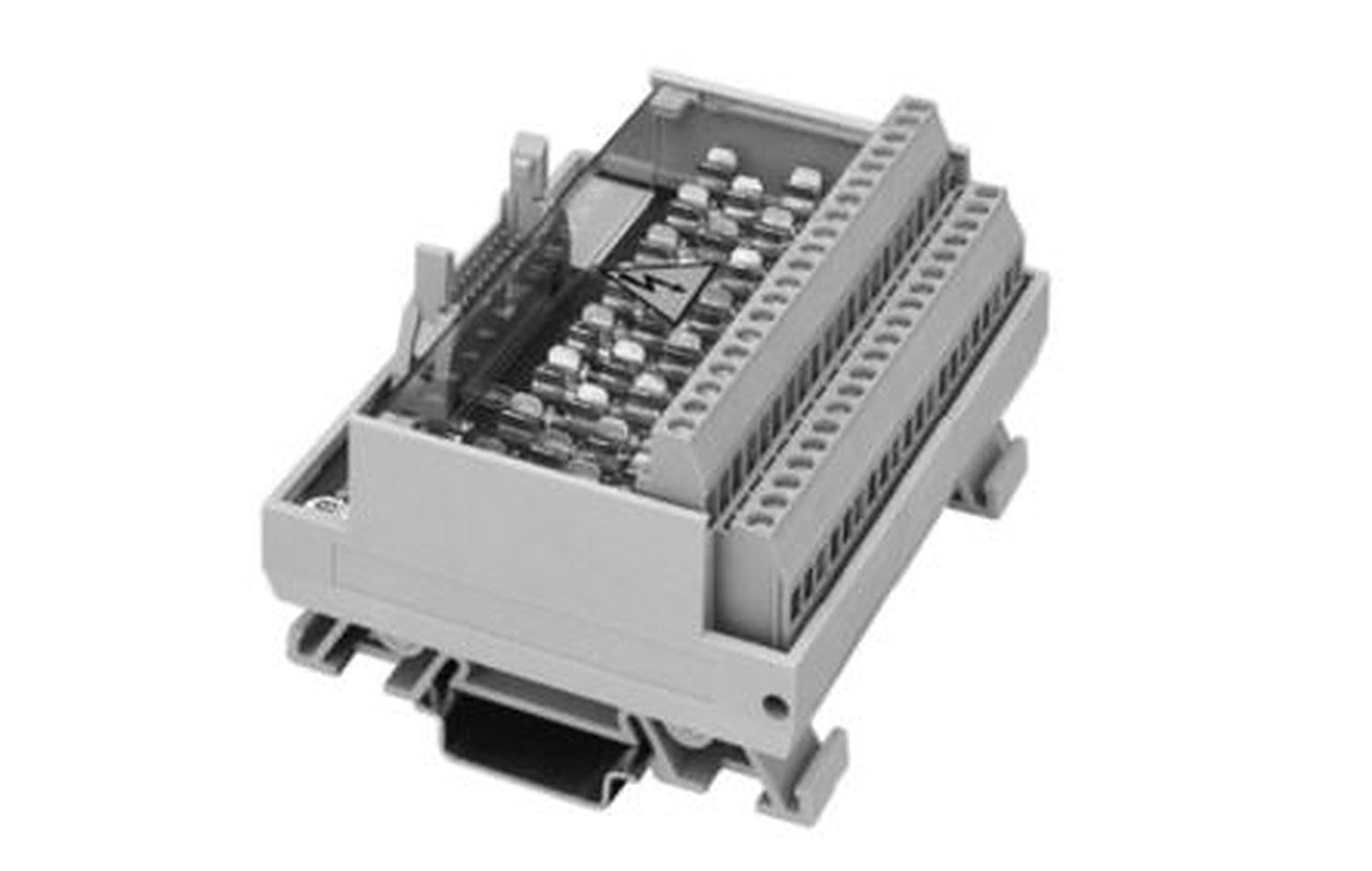 Allen Bradley 1492 Series 20-Contact Female Interface Module, Connecting Cable Connector, DIN Rail, 12A