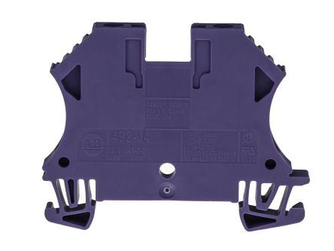 Allen Bradley 1492 Series Screw Terminal, 2-Way, 10AWG, 26 AWG Wire, 35A Screw Cage