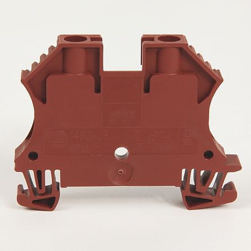 Allen Bradley 1492 Series Screw Terminal, 2-Way, 22AWG, 8 AWG Wire, 50A Screw Cage