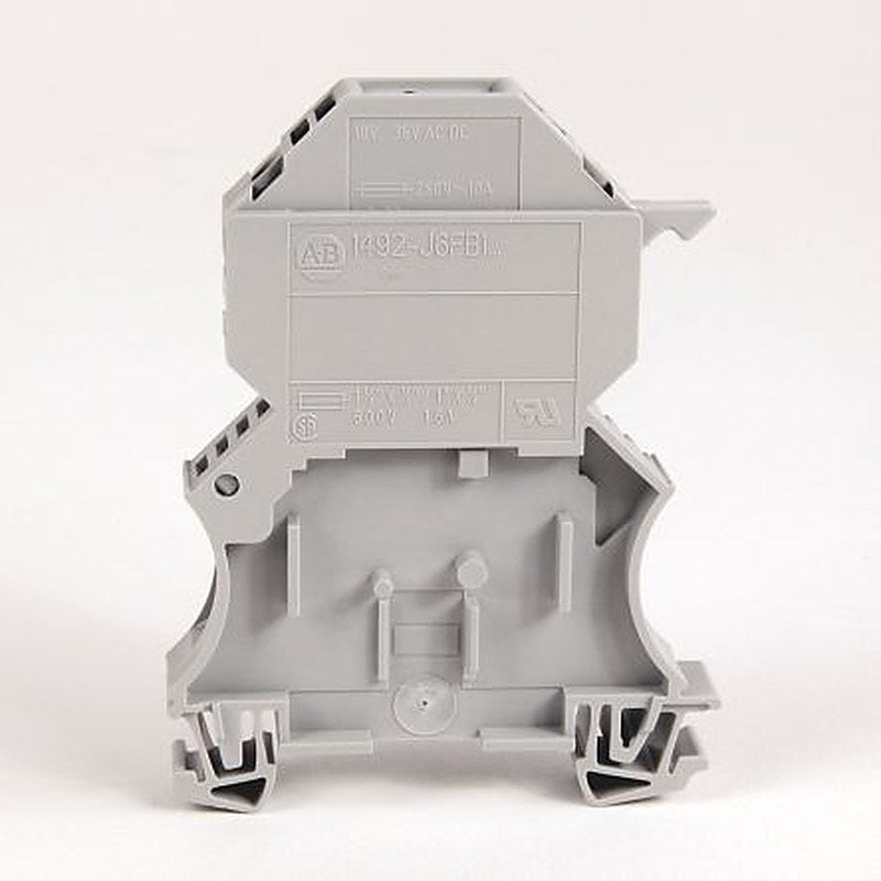 Allen Bradley 1492 Series Screw Terminal, 2-Way, 22AWG, 8 AWG Wire, 16A Screw Cage