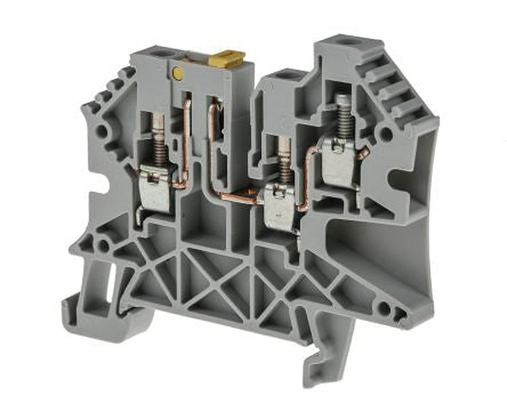 Allen Bradley 1492 Series Screw Terminal, 3-Way, 12AWG, 22 AWG Wire, 10A Screw Cage