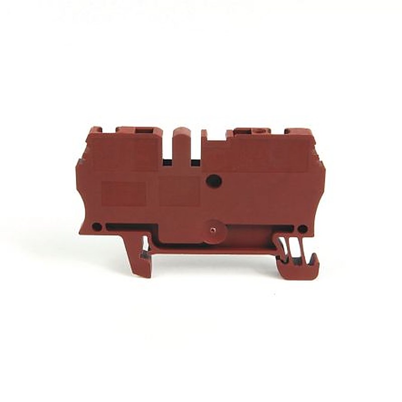 Allen Bradley 1492-L3-BR 1492 Series DIN Rail Terminal Block Brown, 2.5mm², Spring Clamp, IECEx/ATEX