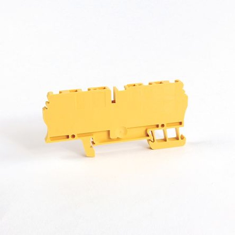 Allen Bradley 1492-L3Q-Y 1492 Series DIN Rail Terminal Block Yellow, 2.5mm², Spring Clamp, IECEx/ATEX