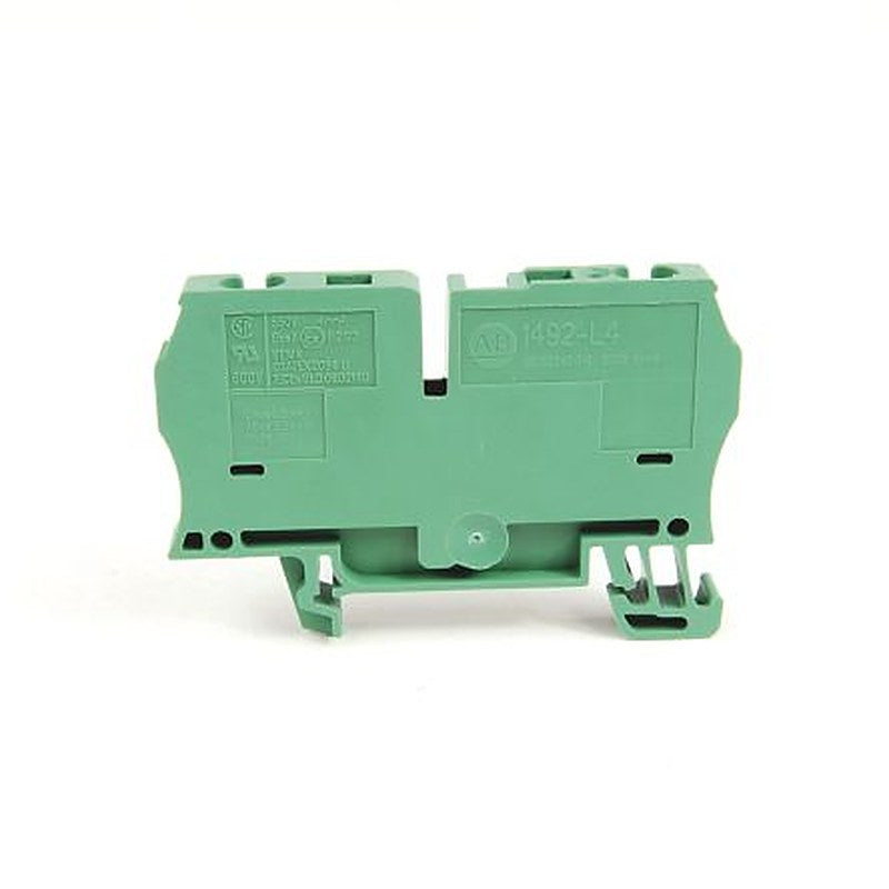 Allen Bradley 1492-L4-RE 1492 Series DIN Rail Terminal Block Red, 4mm², Spring Clamp, IECEx/ATEX