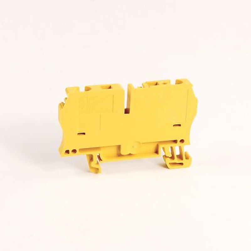 Allen Bradley 1492-L4-Y 1492 Series DIN Rail Terminal Block Yellow, 4mm², Spring Clamp, IECEx/ATEX