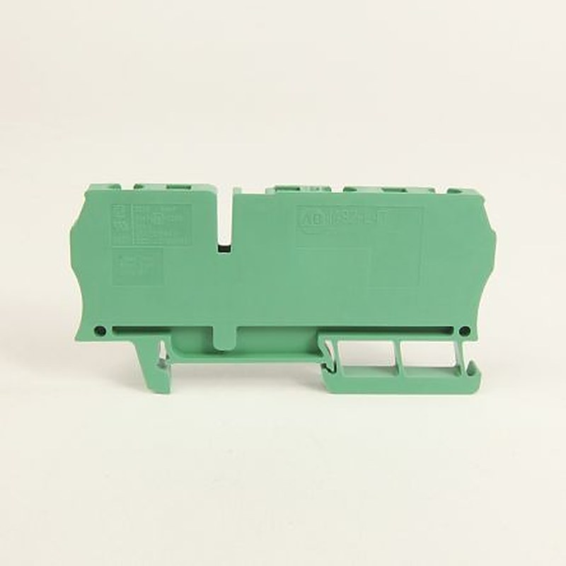 Allen Bradley 1492-L4T-G 1492 Series DIN Rail Terminal Block Green, 4mm², Spring Clamp, IECEx/ATEX