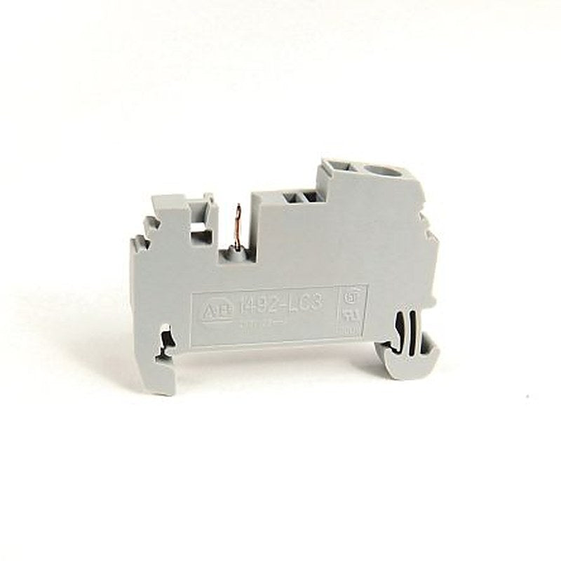 Allen Bradley 1492-LC3 1492 Series DIN Rail Terminal Block Grey, 2.5mm², Spring Clamp, IECEx/ATEX