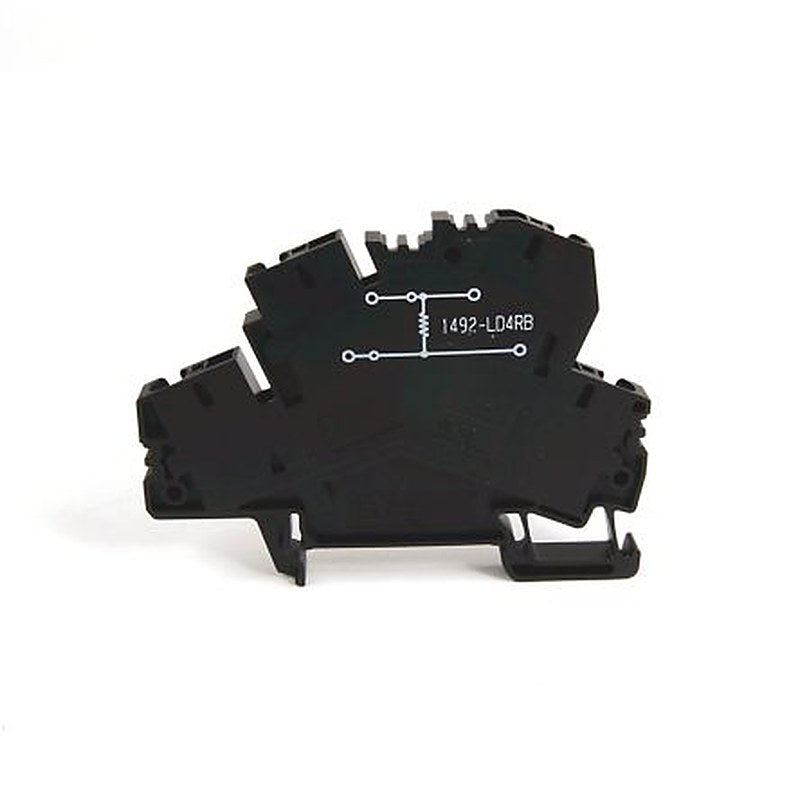 Allen Bradley 1492-LD4RB472 1492 Series DIN Rail Terminal Block Black, 4mm², Spring Clamp
