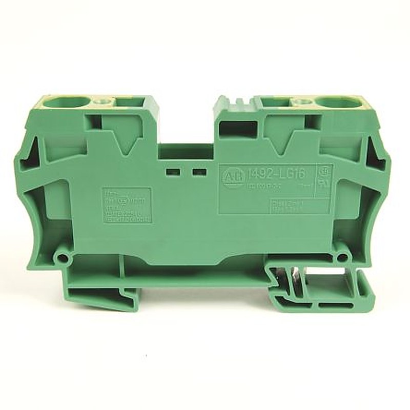 Allen Bradley 1492-LG16 1492 Series DIN Rail Terminal Block, 16mm², Spring Clamp