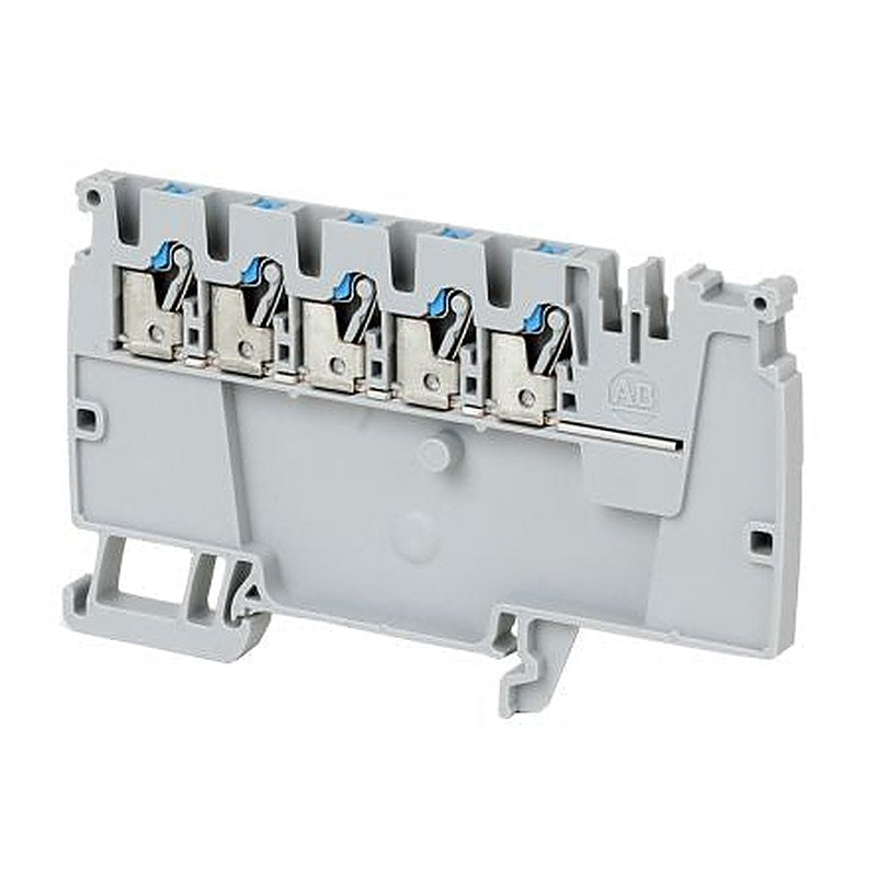 Allen Bradley 1492-P10PD3E-5B 1492-P Series DIN Rail Terminal Block Grey, 2.5mm², Push-in, ATEX
