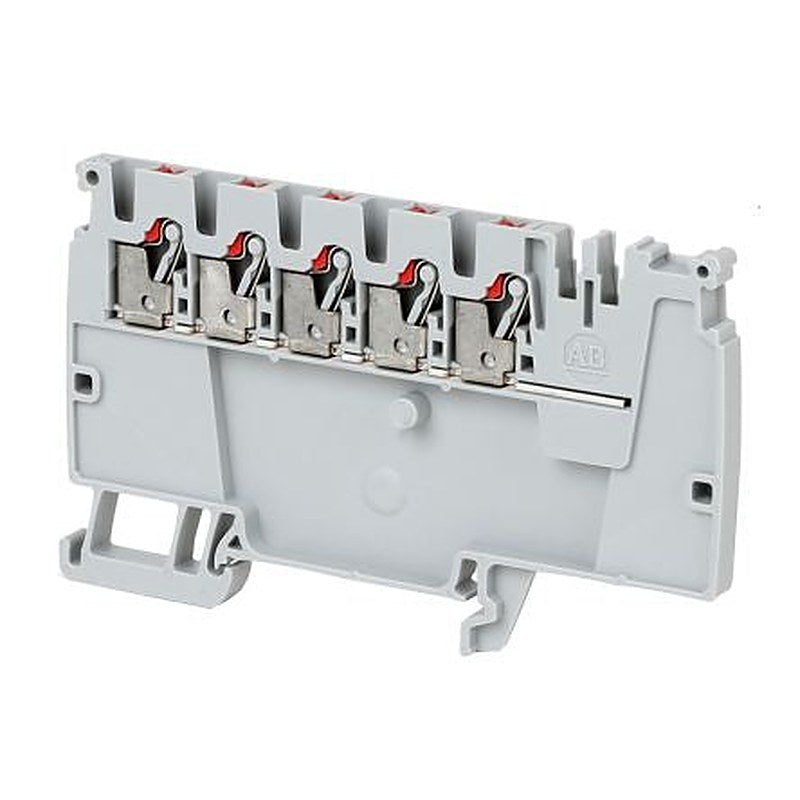Allen Bradley 1492-P10PD3E-5RE 1492-P Series DIN Rail Terminal Block Grey, 2.5mm², Push-in, ATEX