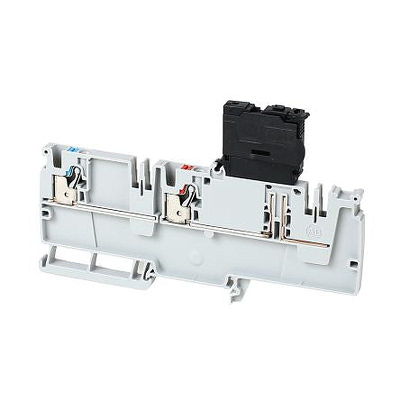 Allen Bradley 1492-P10PD4E-1B1FB48 1492-P Series DIN Rail Terminal Block Grey, 4mm² Fused, Push-in, ATEX