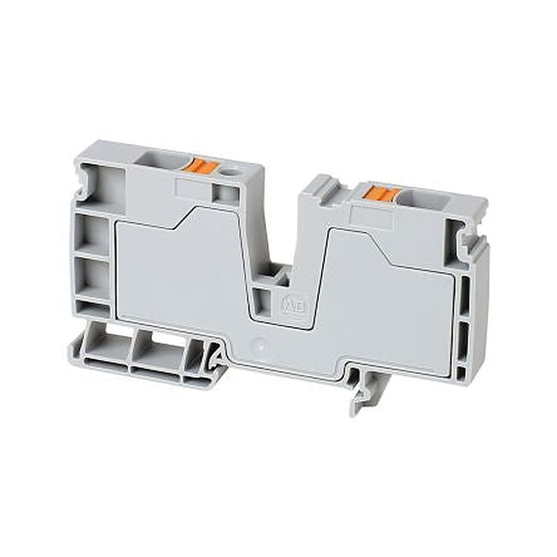 Allen Bradley 1492-P16D 1492-P Series DIN Rail Terminal Block Grey, 16mm², 1-Level, Push-in, ATEX
