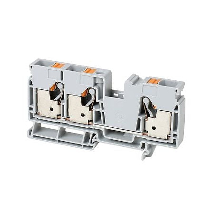 Allen Bradley 1492-P16T-B 1492-P Series DIN Rail Terminal Block Blue, 16mm², 1-Level, Push-in, ATEX