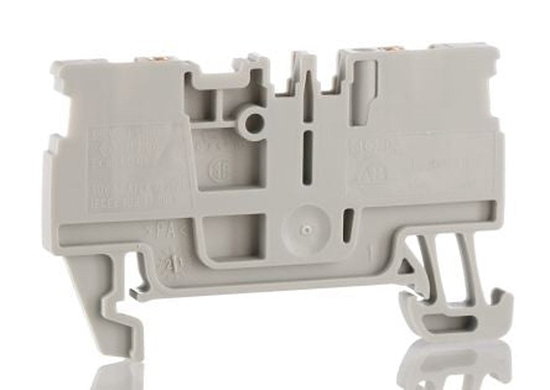 Allen Bradley 1492-P2 1492-P Series DIN Rail Terminal Block Grey, 1.5mm², 1-Level, Push-in, ATEX