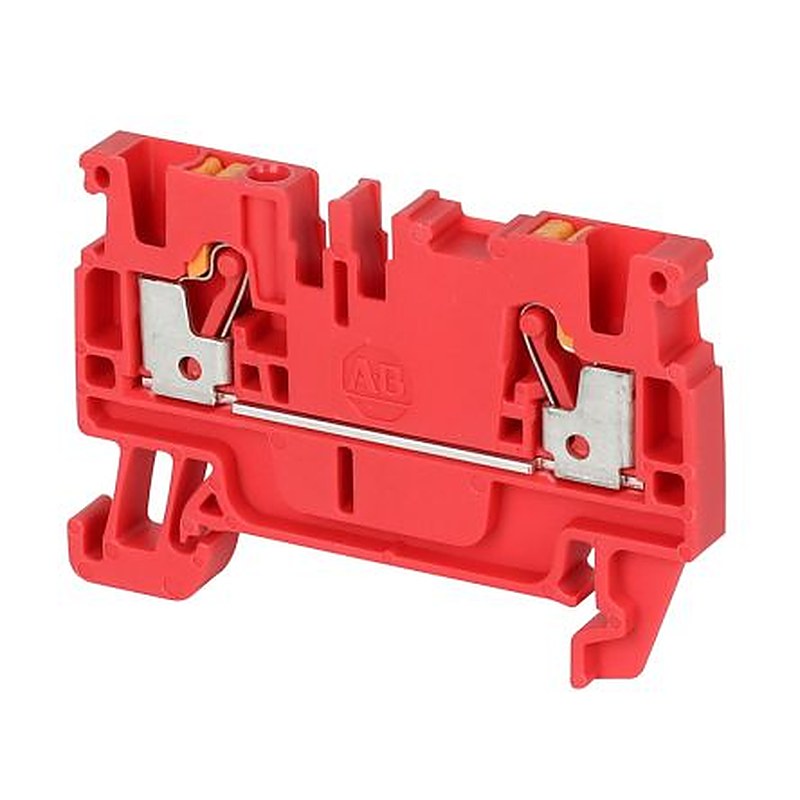 Allen Bradley 1492-P3-RE 1492-P Series Feed Through Terminal Block Red, 2.5mm²