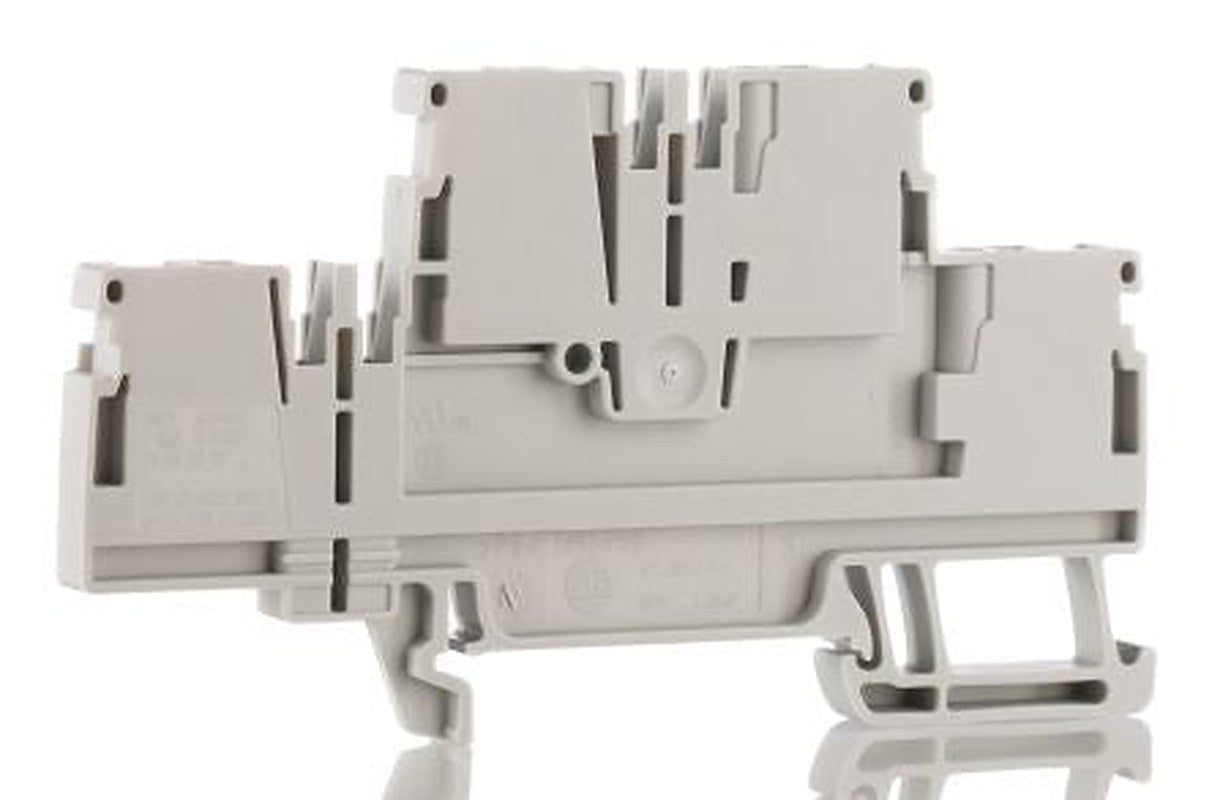 Allen Bradley 1492-PD3 1492-P Series Feed Through Terminal Block Grey, 2.5mm², Push-in
