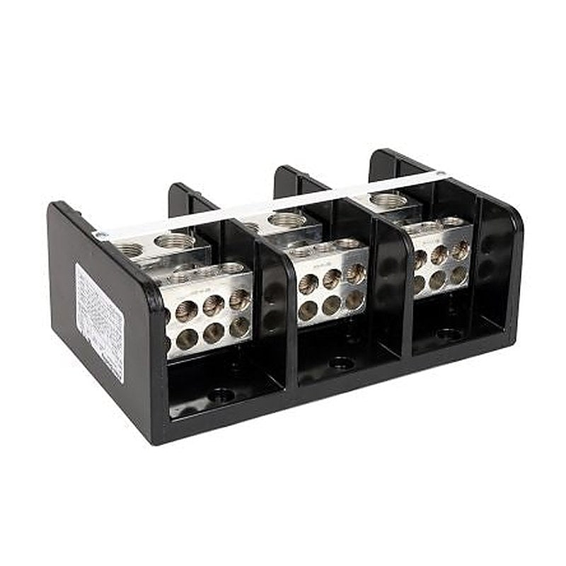 Allen Bradley Distribution Block, 3 Way, 600V, 760A, Black