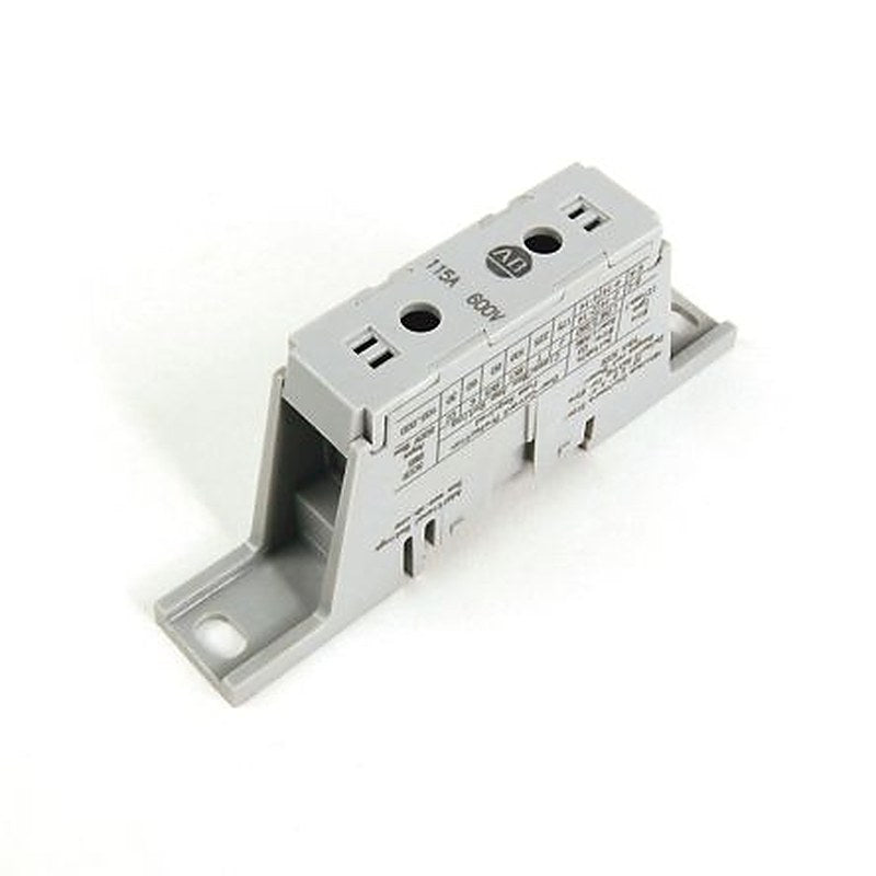 Allen Bradley Distribution Block, 1 Way, 600V, 115A, White