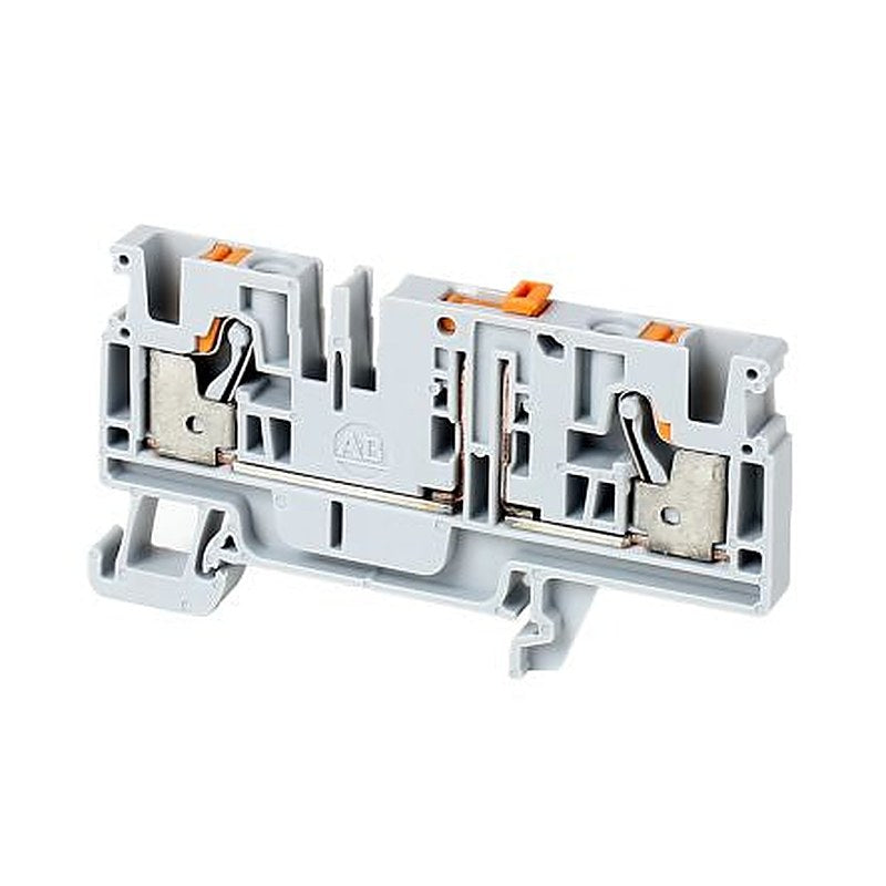 Allen Bradley 1492-PKD4-B 1492-P Series Feed Through Terminal Block Blue, 4mm², 1-Level, Push-in