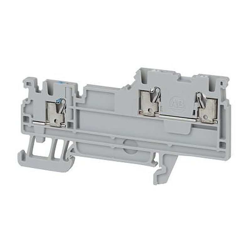 Allen Bradley 1492-PS2-2 1492-P Series DIN Rail Terminal Block Grey, 1.5mm², Push-in