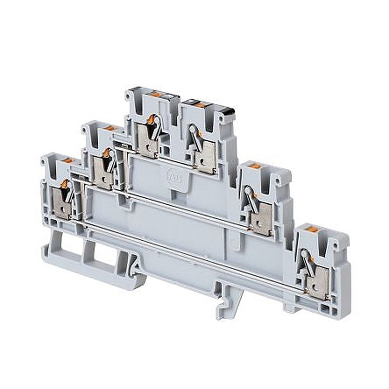 Allen Bradley 1492-PT3C-B 1492-P Series DIN Rail Terminal Block Blue, 2.5mm², Push-in