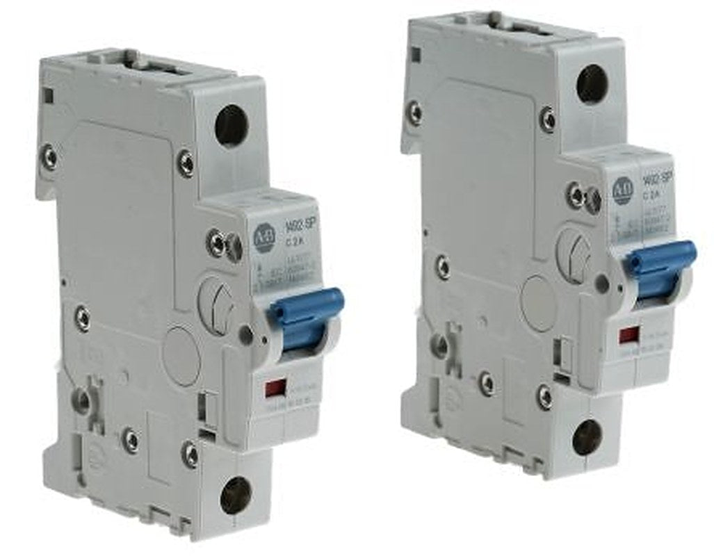 Allen Bradley 1492-SPM Miniature Circuit Breaker, 1-Pole, 2A, Type C, 277V ac AC, 48 V dc DC, 10 kA Breaking Capacity